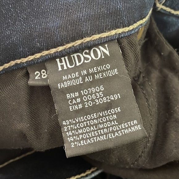 HUDSON Krista Super Skinny Released Raw
Hem Jeans Crest Falls Blue $198 Denim - Picture 8 of 12